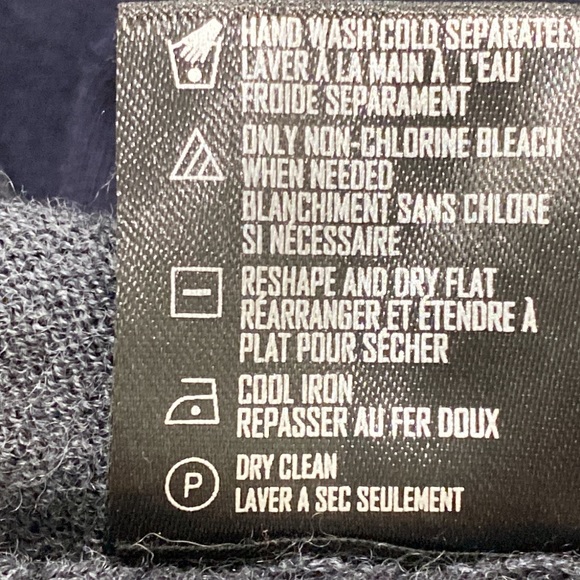 Patrick Assaraf Fine Merino Wool Heather Grey Crew Neck Sweater size XXL - Picture 5 of 11